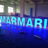 Outdoor Custom Logo 3D Acrylic Illuminated LED Facelit Channel Letter Signs Board